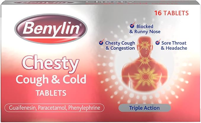 Benylin Chesty Cough and Cold Tablets X 16