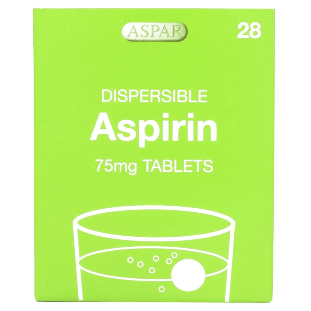 Aspar Dispersible Aspirin 75mg x28