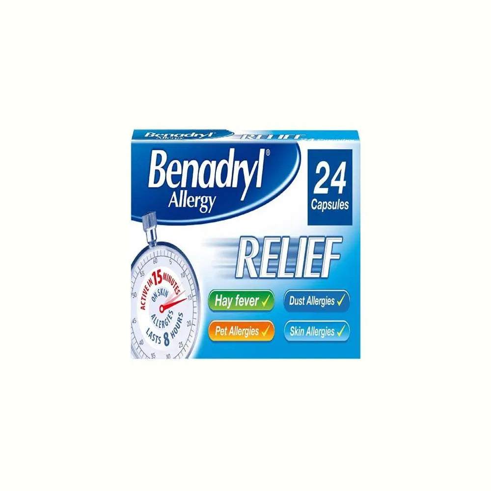 Benadryl Allergy Capsule 8mg x24