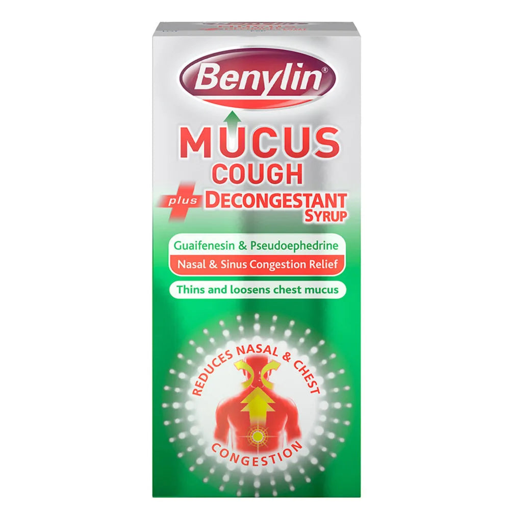 Benylin Mucus Cough Decongestant Syrup 100ml
