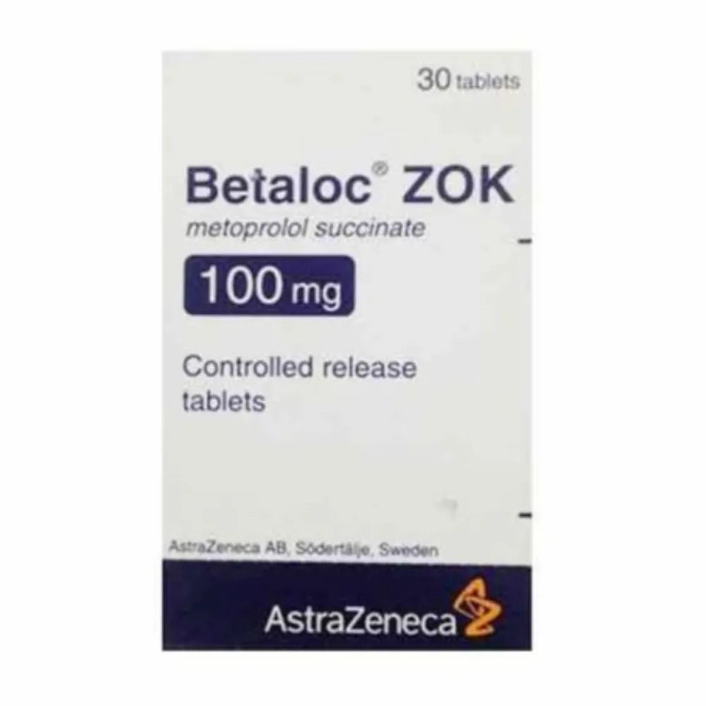 Betaloc (Metoprolol) 100mg Tablets x30