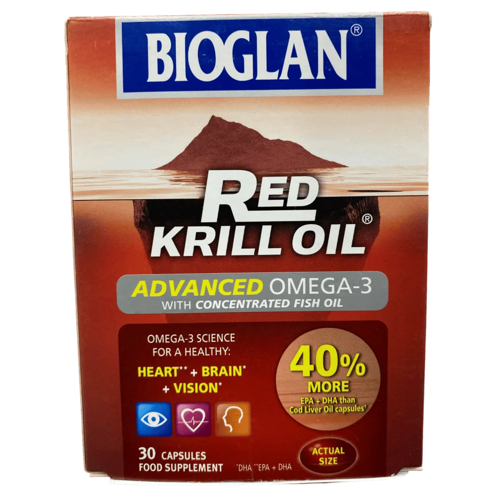 Bioglan Red Krill Oil Advanced Omega-3 Fish Oil x30 Capsules