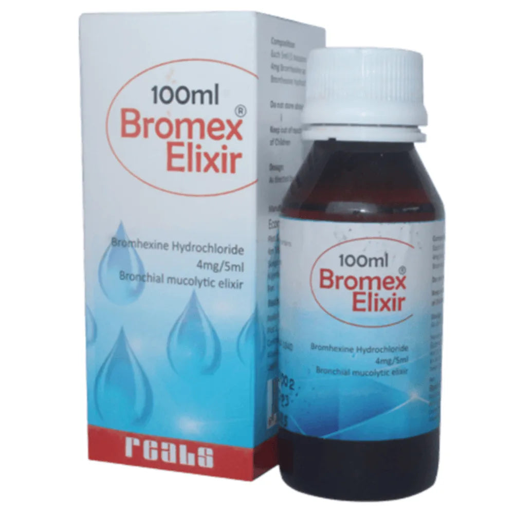 Bromex Elixir Bromhexine 4mg/5ml
