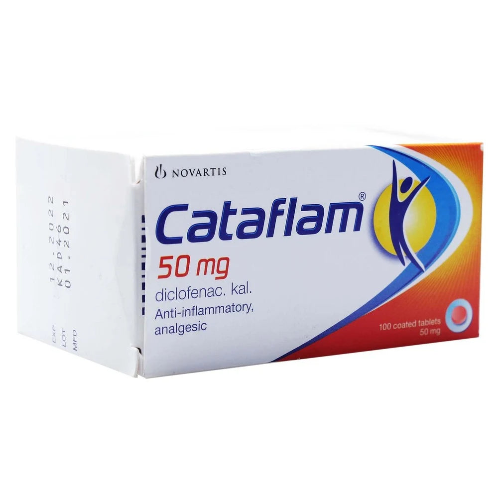 Cataflam Diclofenac 50mg x100 Blister Pack