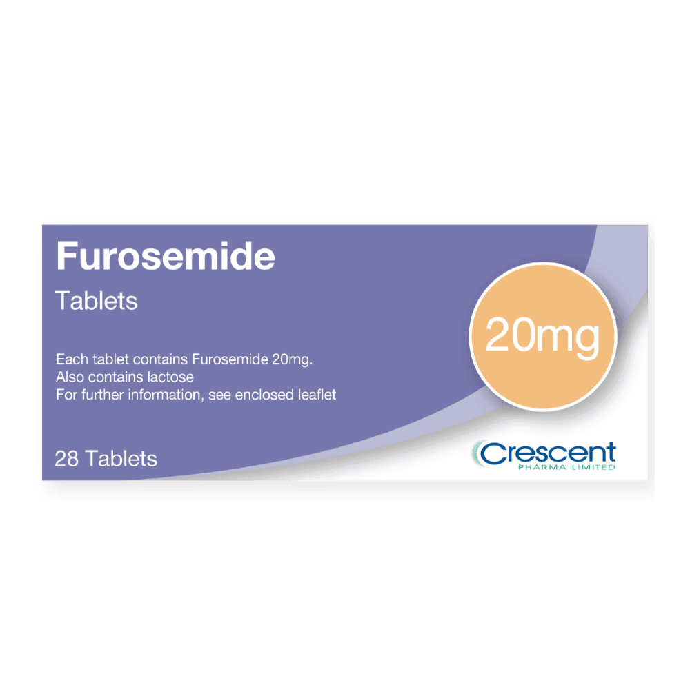 Crescent Furosemide 20mg Tablets x28