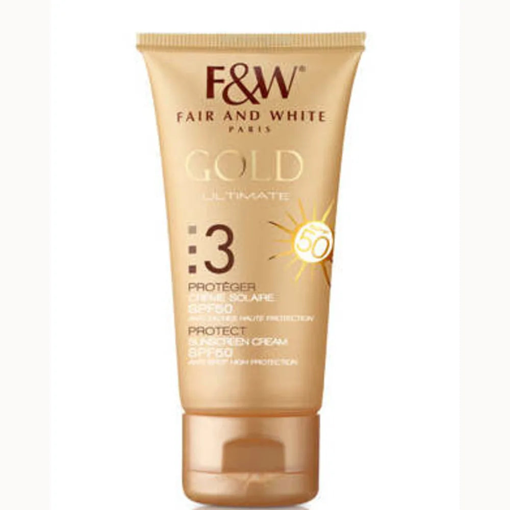 Fair & White Gold 3 Sunscreen SPF 50 50ml