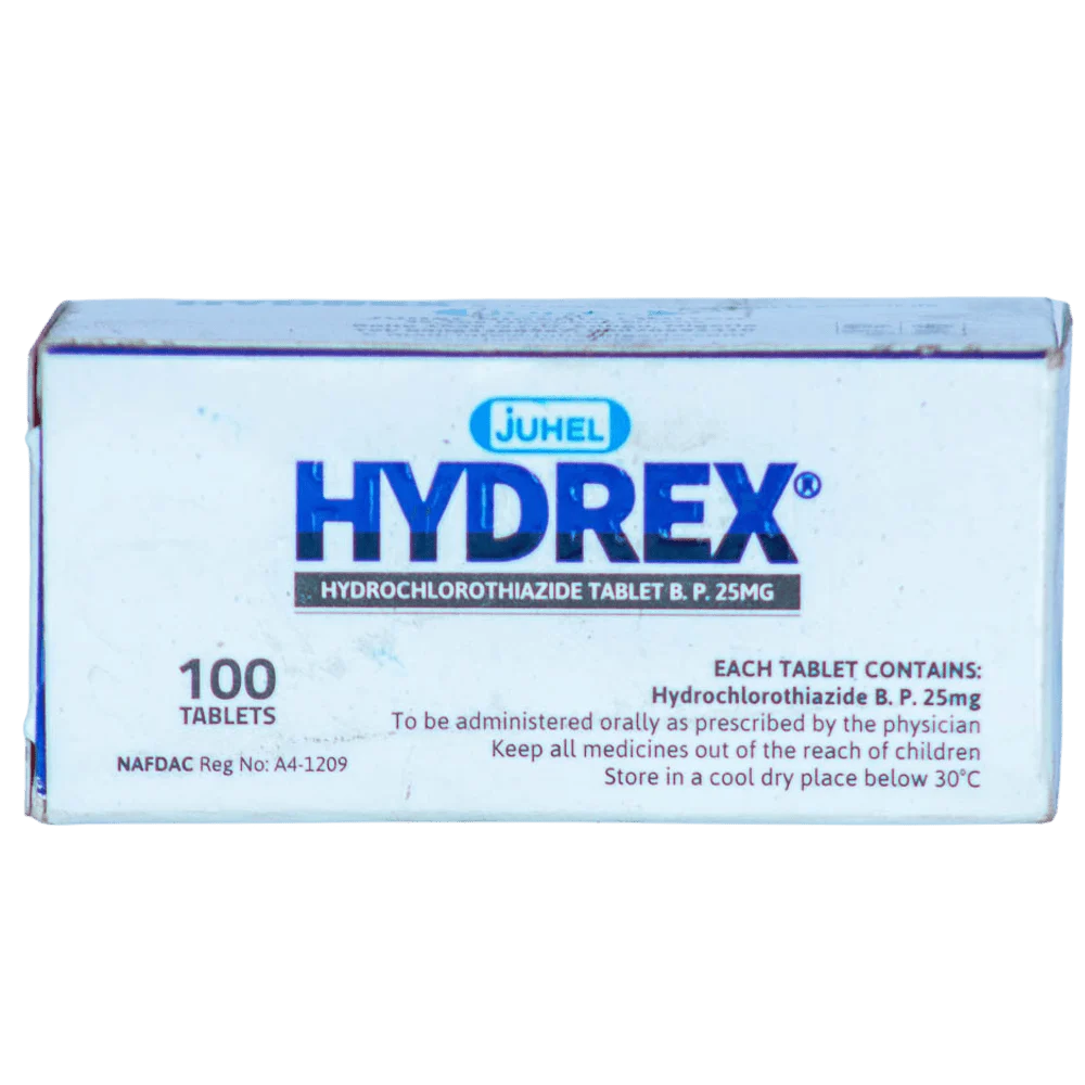 Hydrex 25mg Tablets x 100