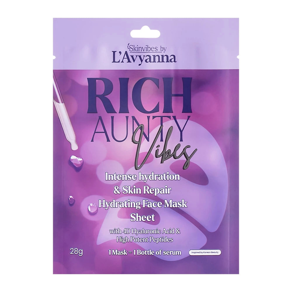 L'Avyanna Rich Aunty Vibes Face Mask Sheet 28g