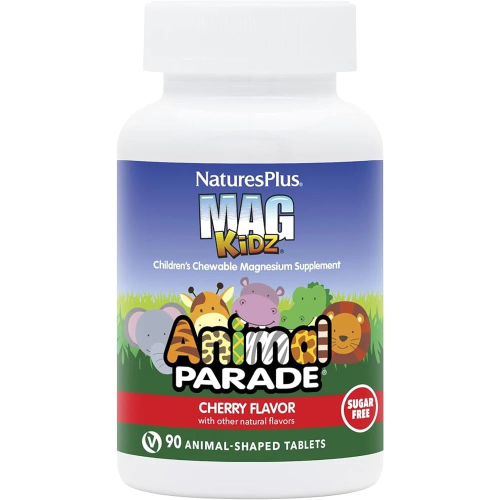 NaturesPlus Mag Kidz Animal Parade Cherry Flavour x90