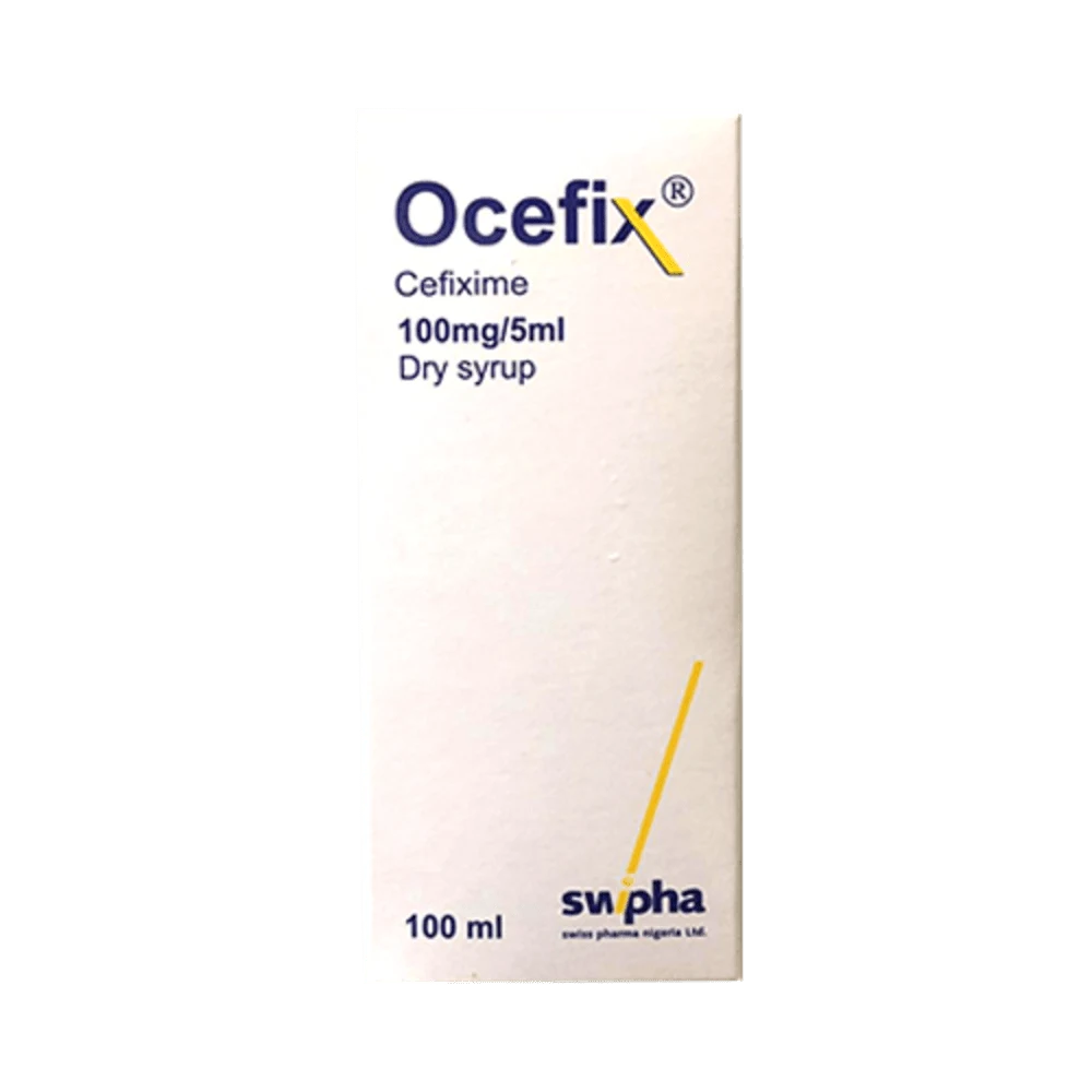 Ocefix Cefixime 100mg/5ml Suspension 100ml