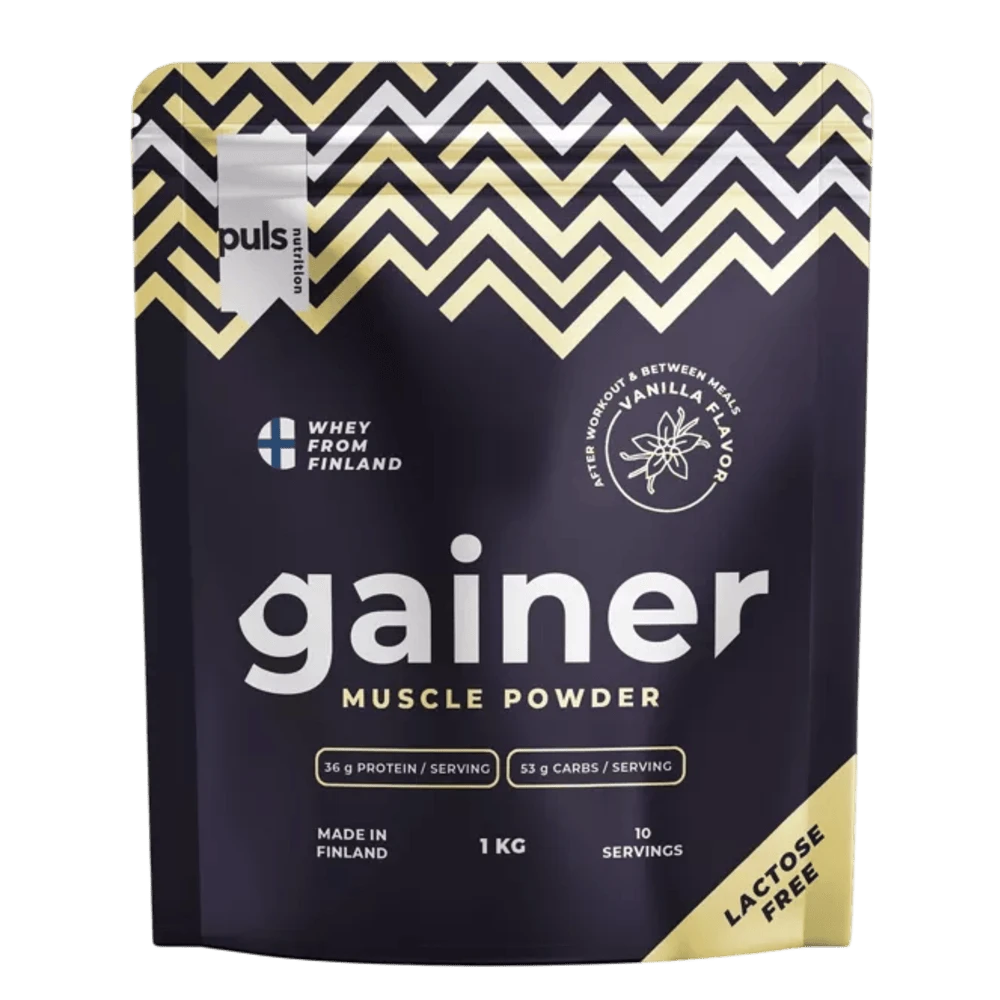 Puls Nutrition Gainer Vanilla Flavour 1kg