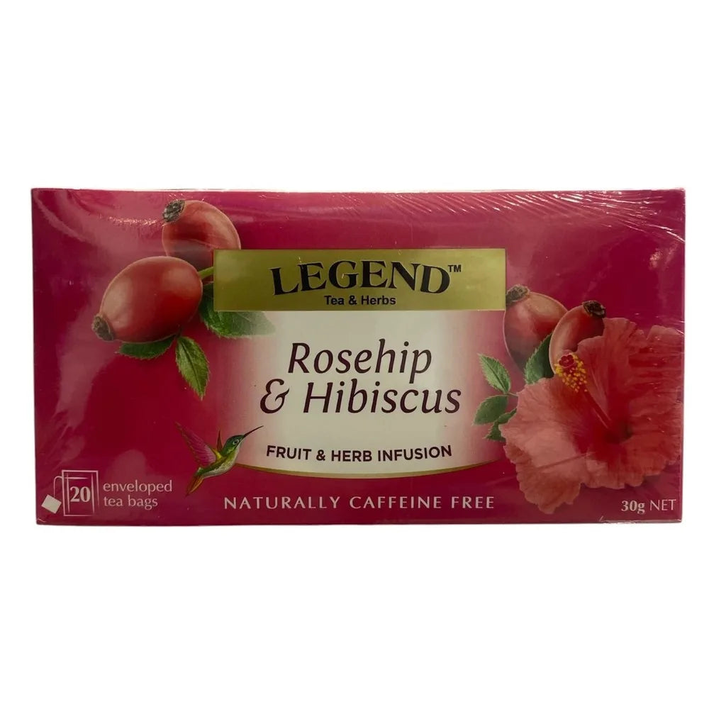 Legend Rosehip & Hibiscus Tea 30g x20 Tea Bags