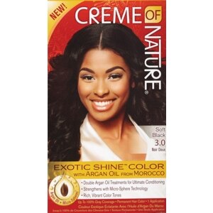 Creme of Nature Permanent Hair Color 3.0 (Soft Black)