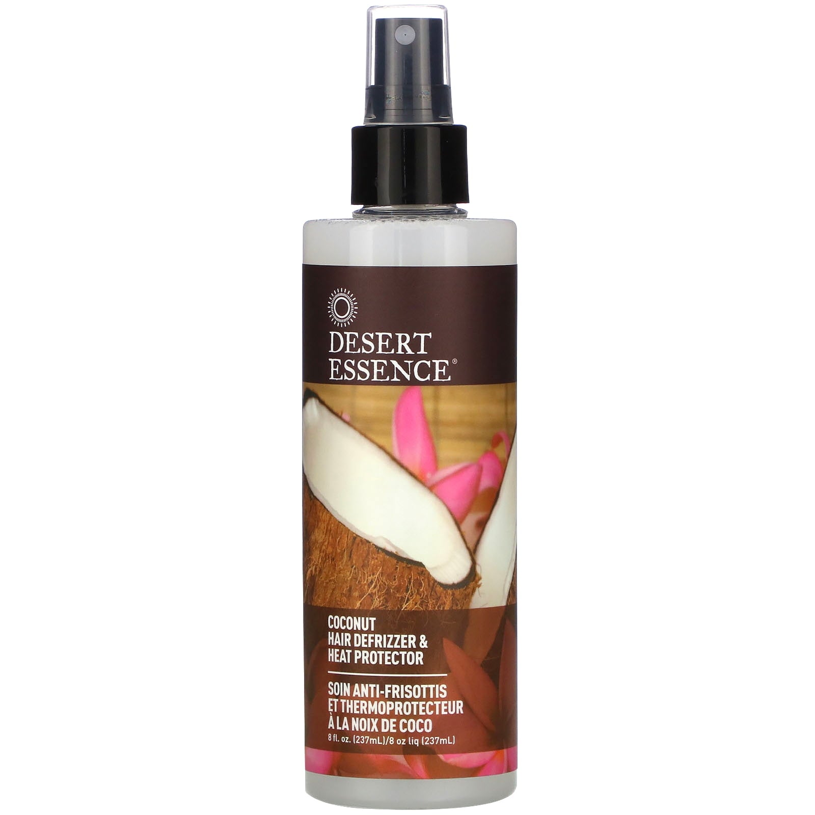 Desert Essence Coconut Hair Defrizzer and Heat Protector