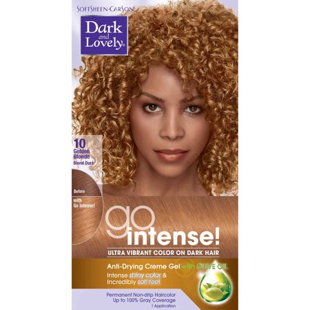 Dark and Lovely Go Intense Ultra Vibrant Hair Color (Golden Blonde)