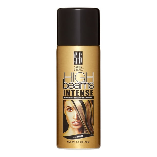 High Beams Intense Spray on Hair Color - Black 2.7 oz