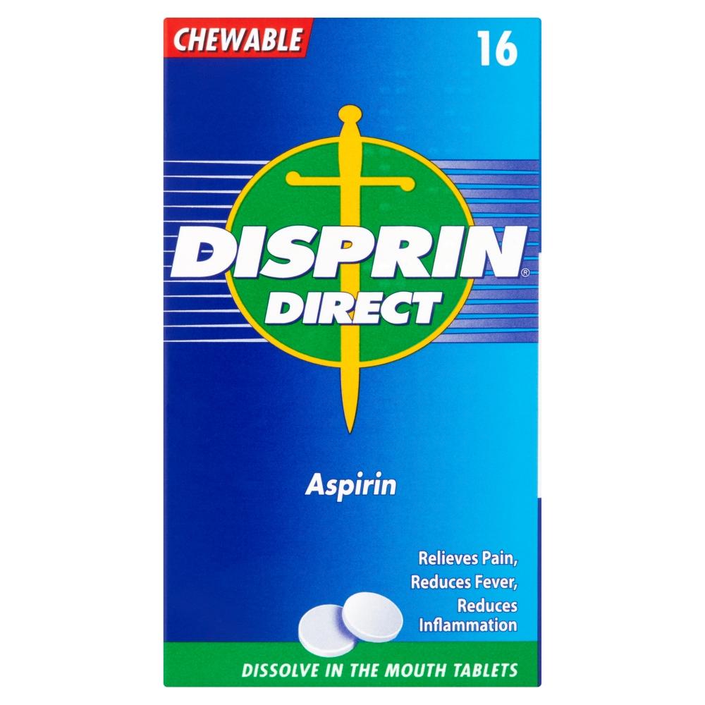 Disprin Direct (Aspirin 300mg) Tablets X 16