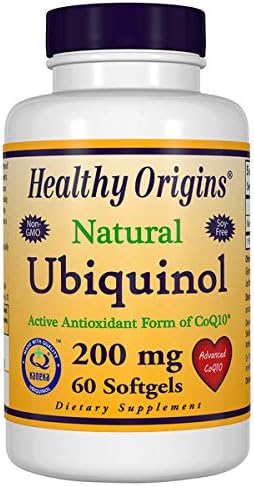 Healthy Origins Ubiquinol 200mg Softgels X 60