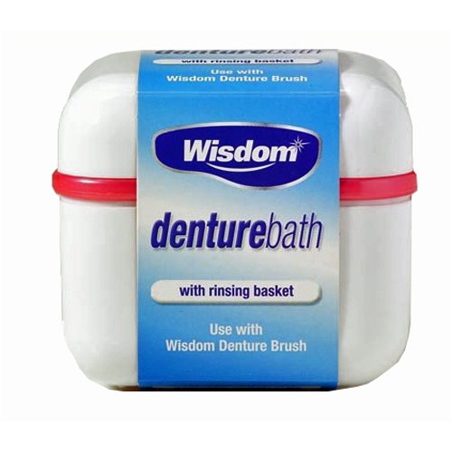 Wisdom Denture Bath With Rinsing Basket