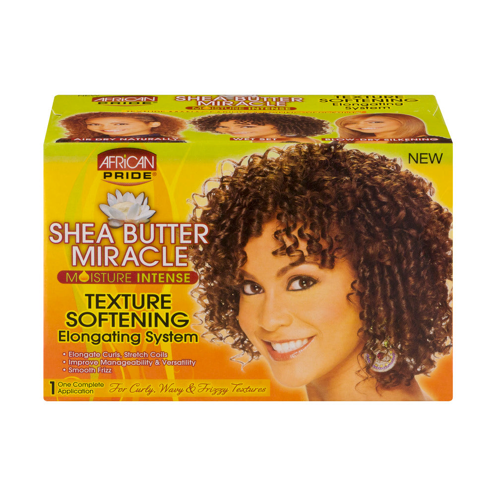 African Pride Shea Butter Miracle Texture Softening Elongating System