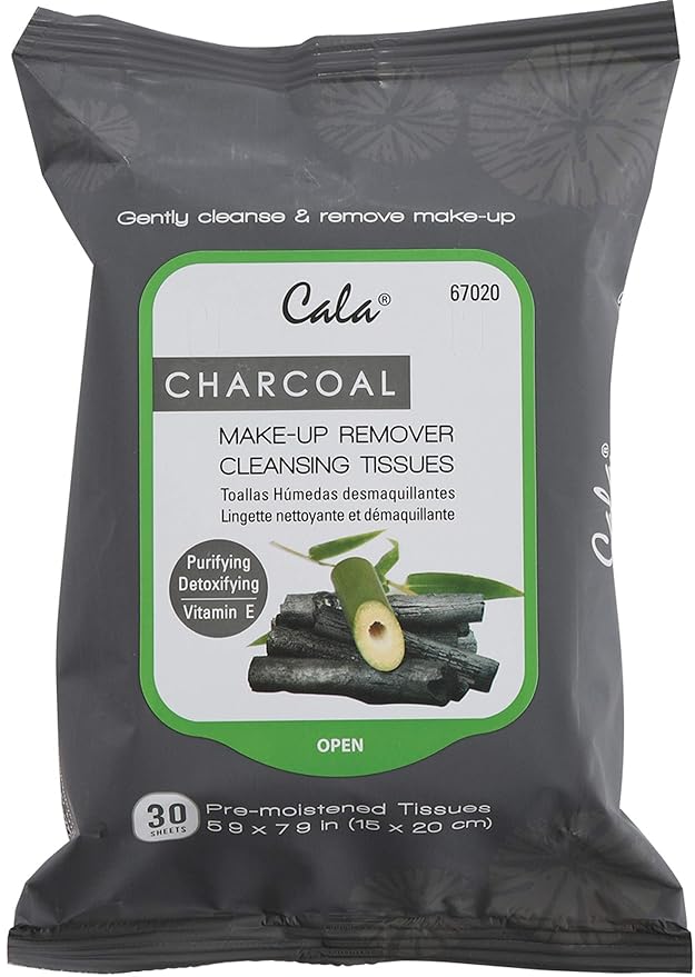 Cala Charcoal Makeup Wipes