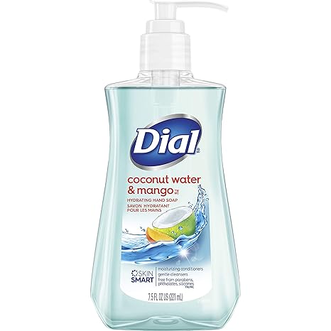 Dial Liquid Hand Soap Coconut Water & Mango 7.5oz