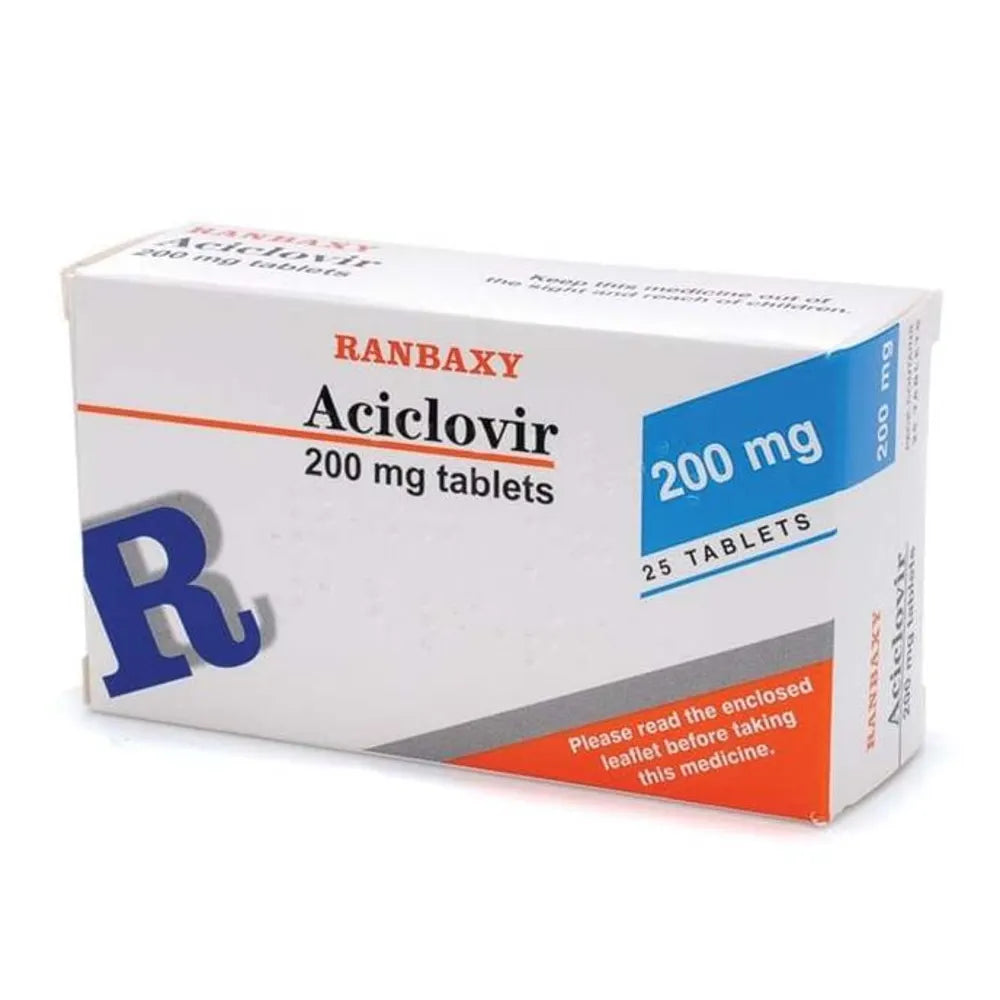 Aciclovir (Ranbaxy) 200mg x25