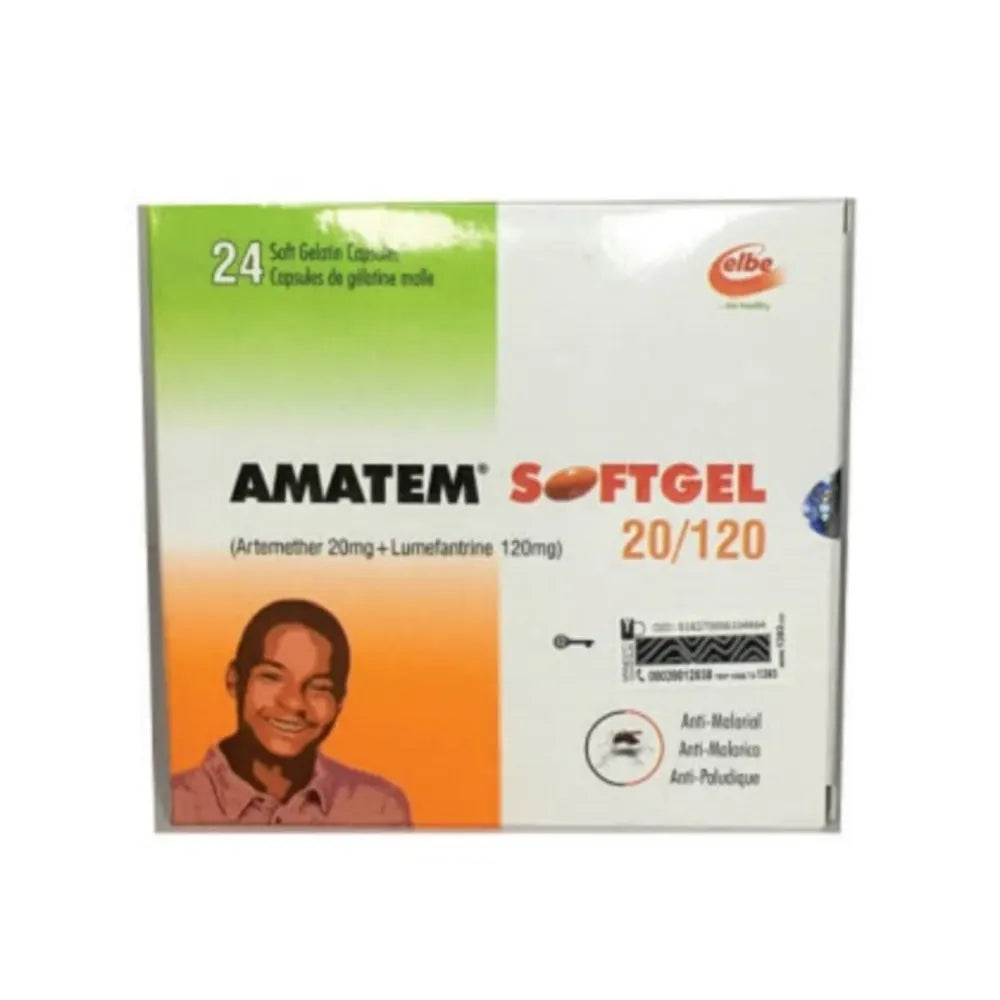 Amatem Softgel 20/120mg Tablets x 24