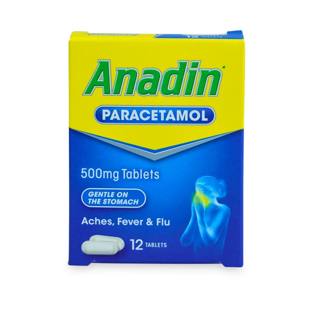 Anadin Paracetamol 500mg X12