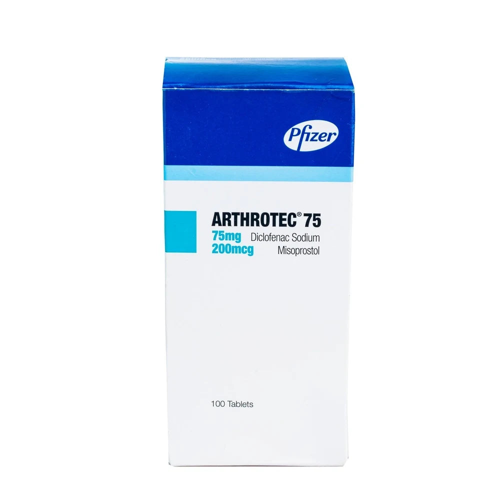 Arthrotec 75mg (Diclofenac/Misoprostol) Tabs x10