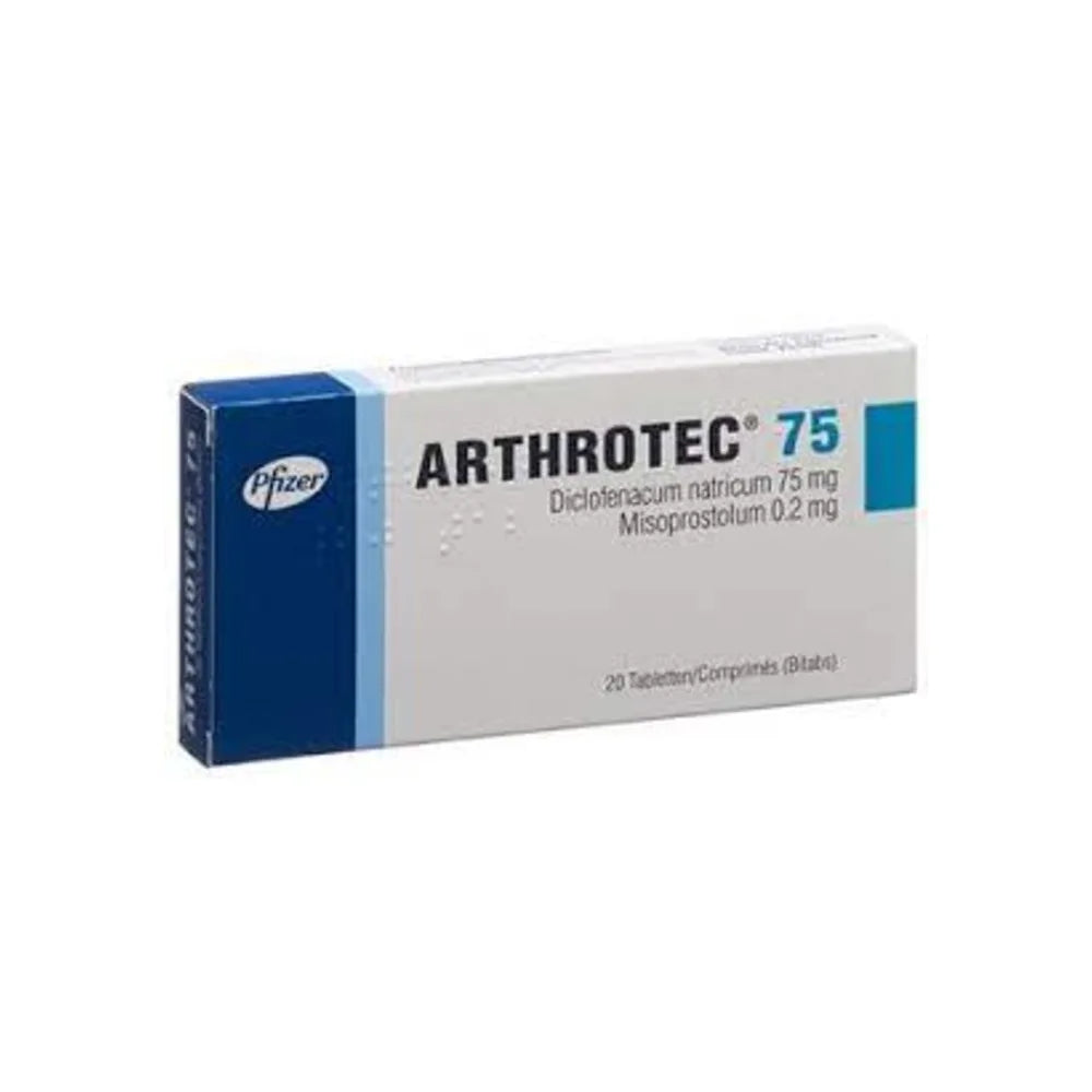 Arthrotec 75mg (Diclofenac/Misoprostol) Tabs x20
