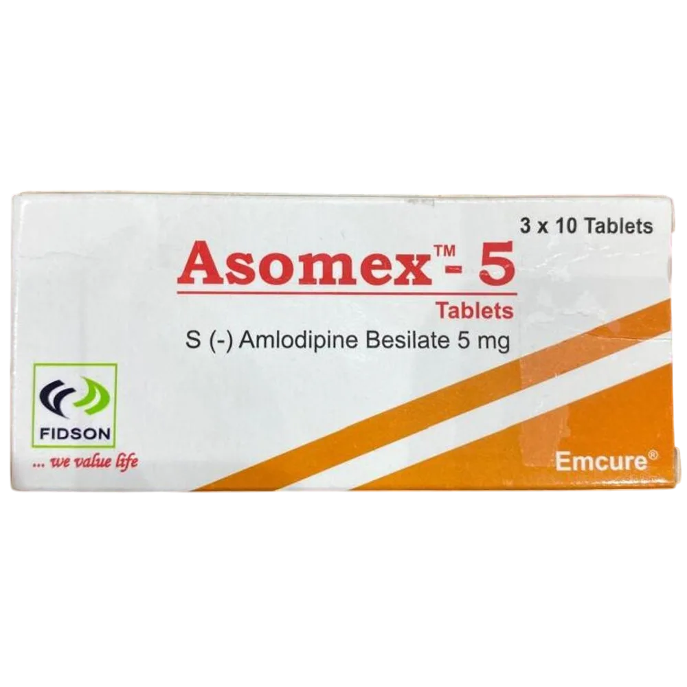 Asomex Amlodipine 5mg x30