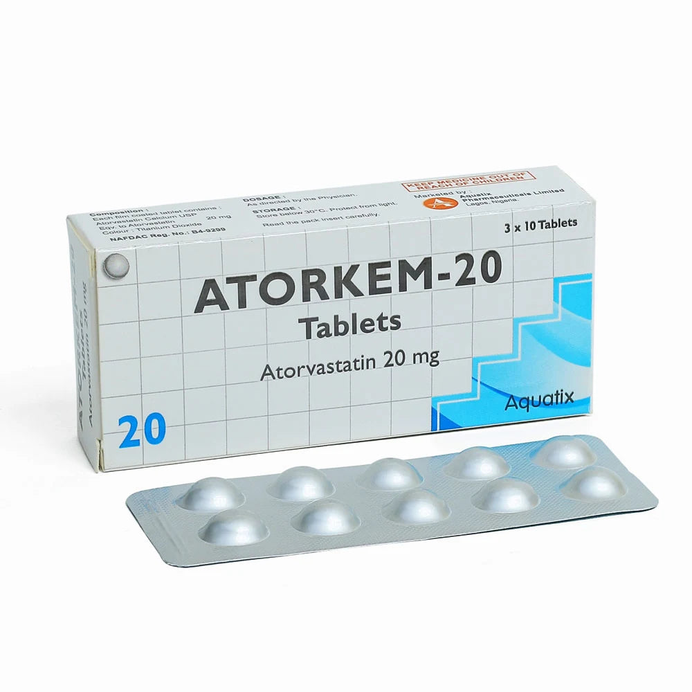 Atorkem-20 Atorvastatin 20mg x30