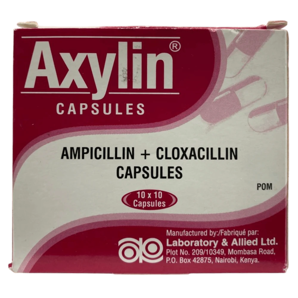 Axylin Ampicillin + Cloxacillin 500mg x100