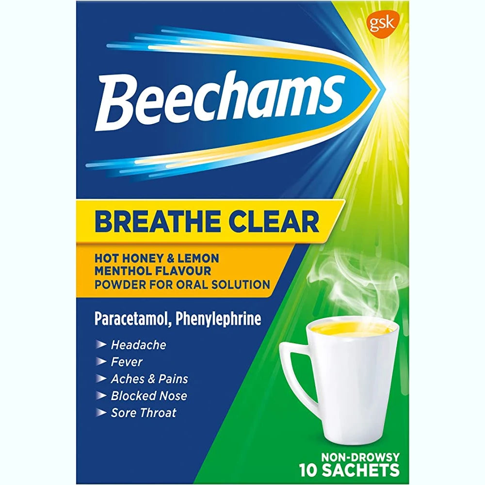 Beechams Breathe Clear Sachets x10