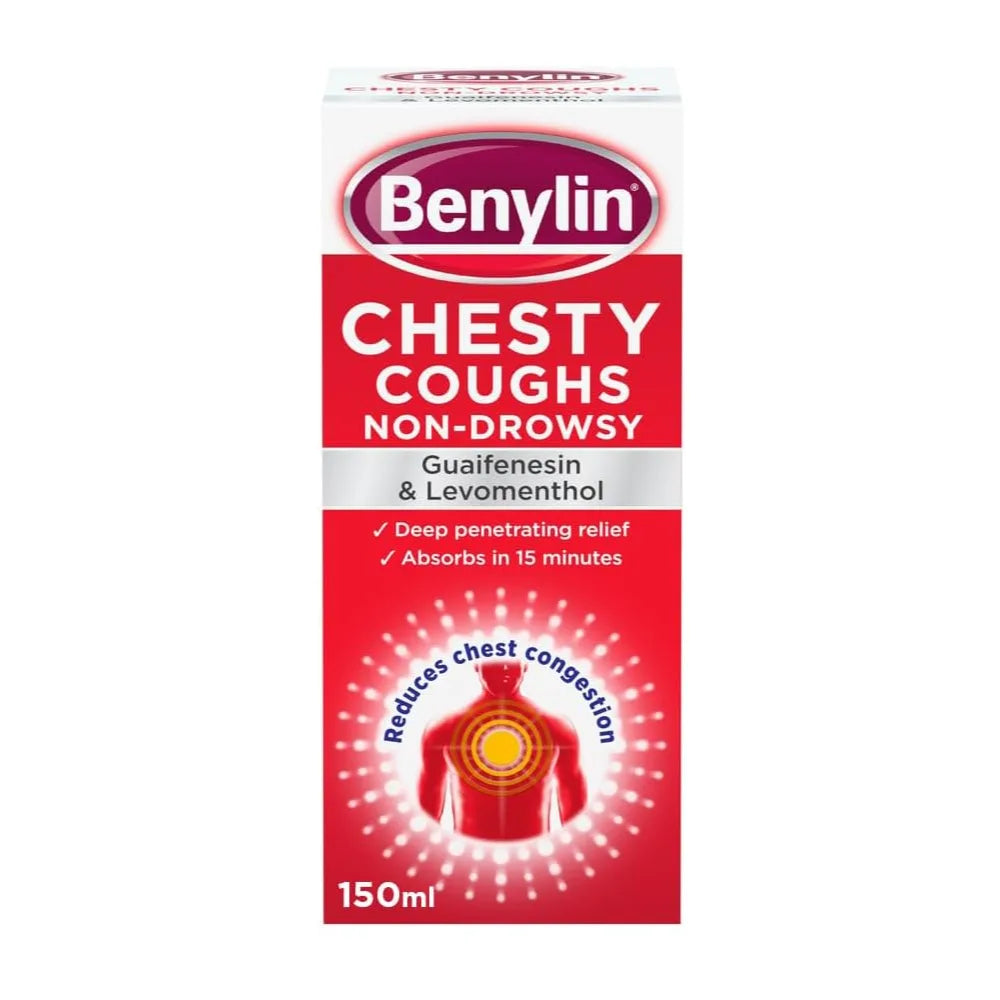 Benylin Non-Drowsy Chesty Cough Syrup 150ml