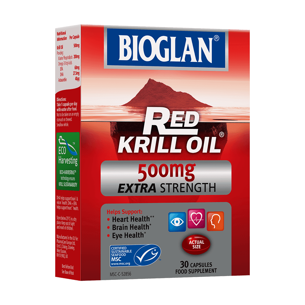 Bioglan Red Krill Oil Advanced Omega-3 Fish Oil x30 Capsules