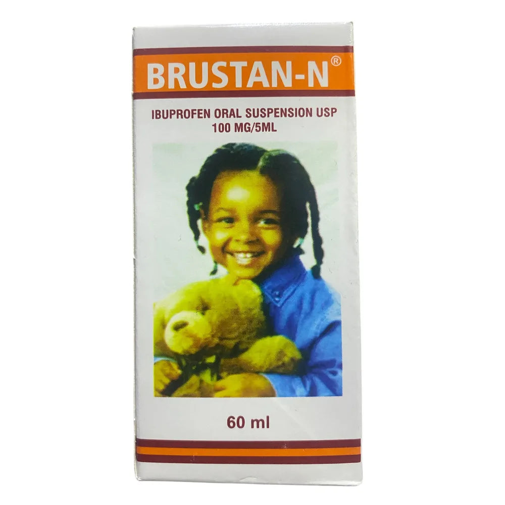 Brustan-N Ibuprofen Oral Suspension 100mg/5ml 60ml