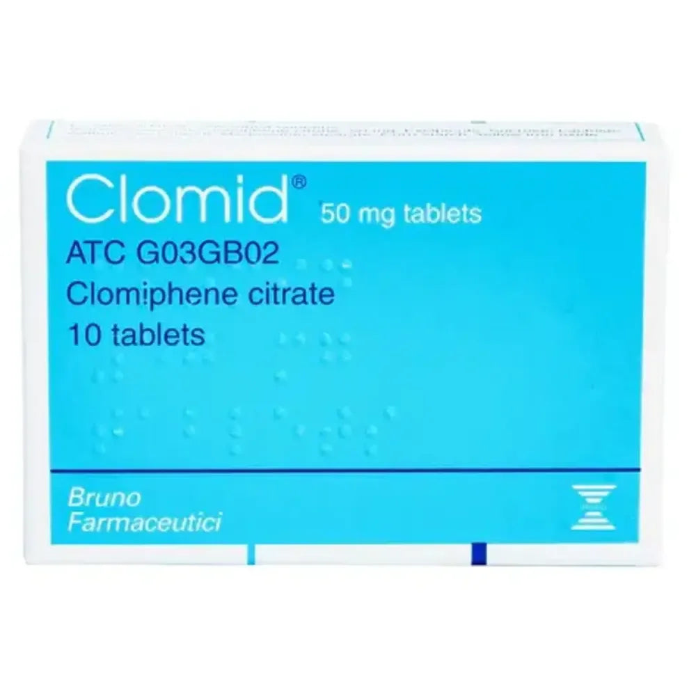 Clomid (Clomiphene) 50mg Tabs x10