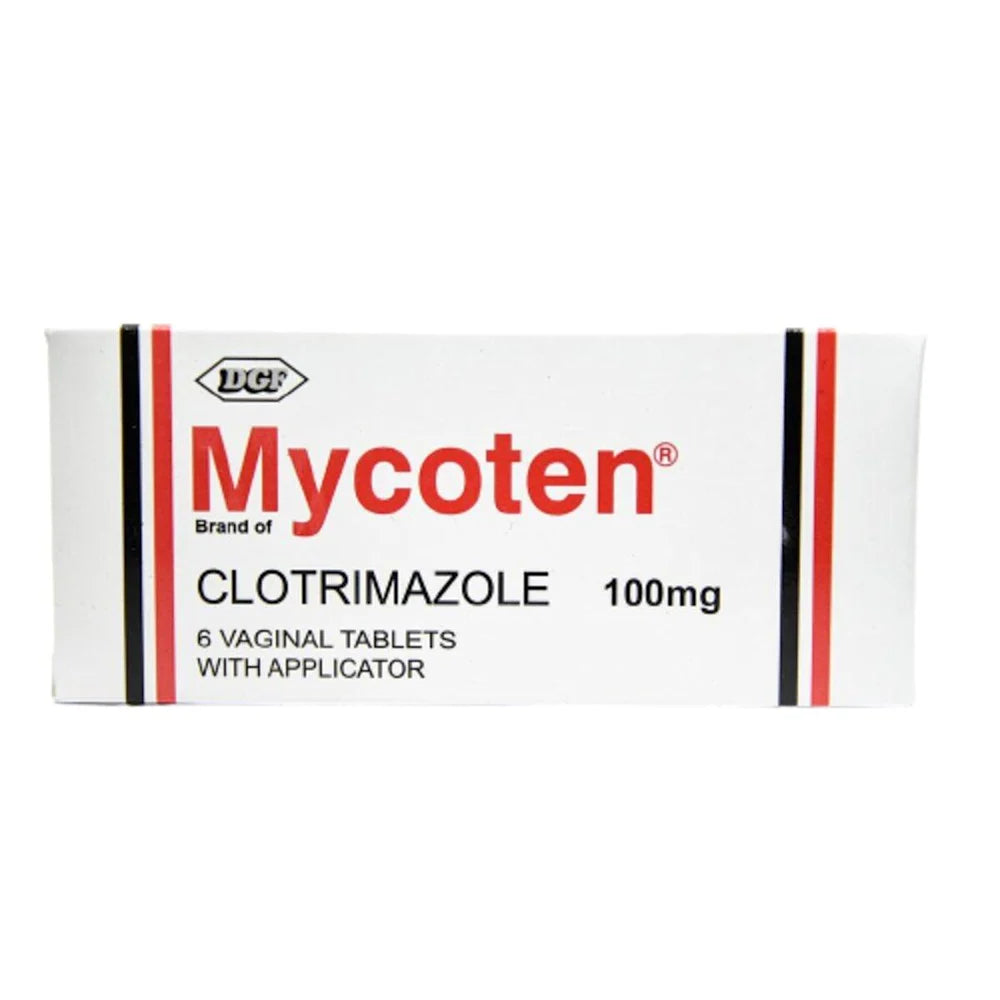 Mycoten Clotrimazole-Vag-Tab 100Mg X 6