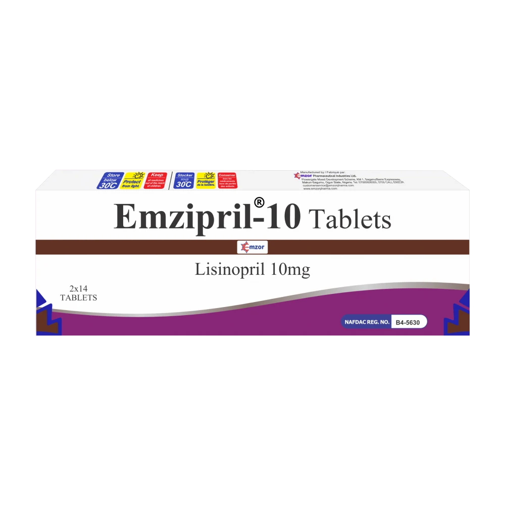 Emzipril Lisinopril 10mg x28