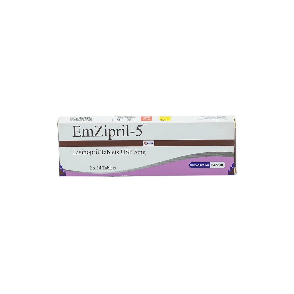 Emzipril Lisinopril 5mg x28