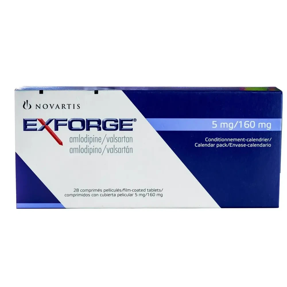 Exforge 5mg/160mg x28 Tablets