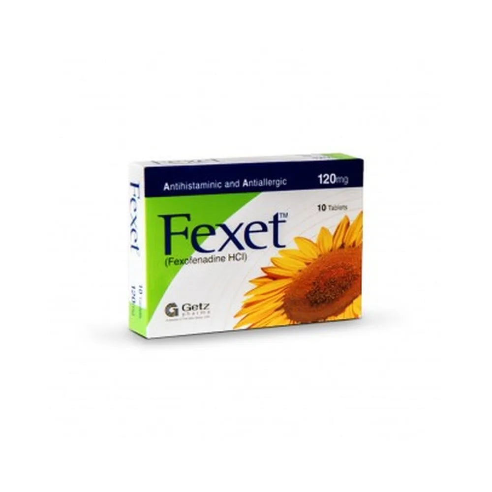 Fexet (Fexofenadine) 120mg Tablets X 10