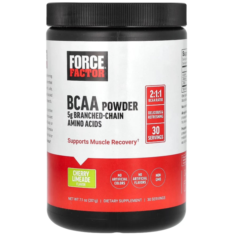 Force Factor Bcaa Cherry Limeade 201g Powder