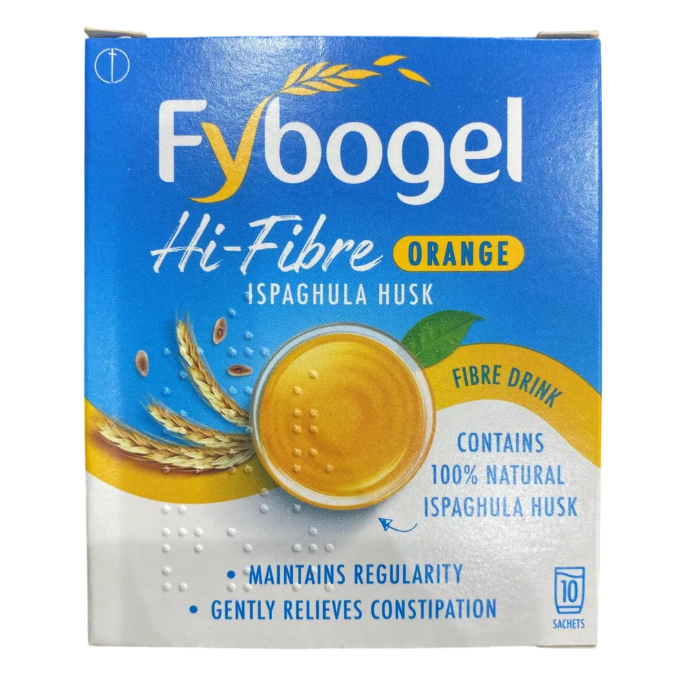 Fybogel Hi-Fibre Powder (Orange) x10 Sachets