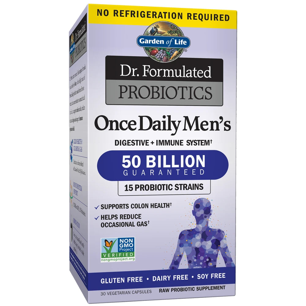 Garden of Life Dr Formulated Probiotics Once Daily Men's Capsules X 30