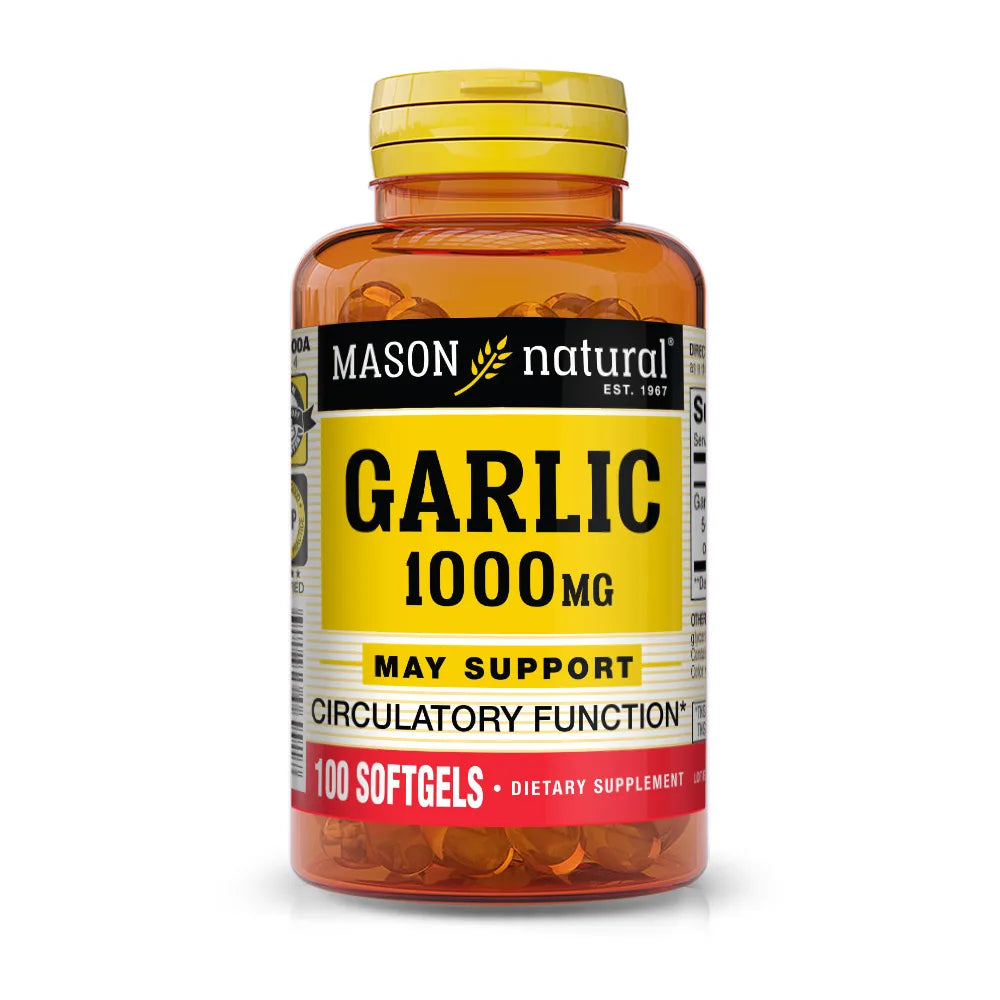 Mason Natural Garlic 1000 mg Softgels x 100