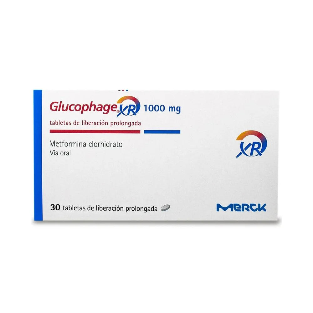 Glucophage XR 1000mg Tabs x30