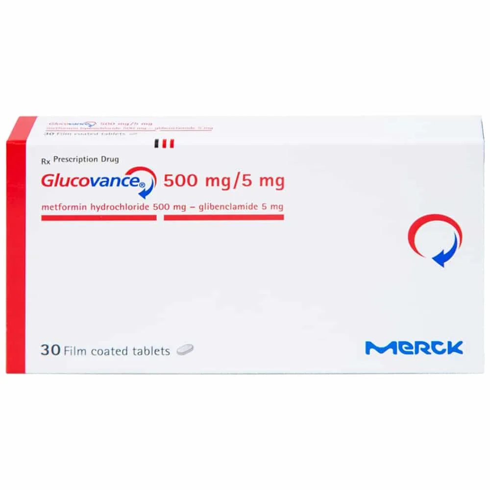 Glucovance  500/5mg Tablets x30